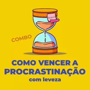 Imagem de capa para o Curso online Produtividade: vença a procrastinação, com LEVEZA
