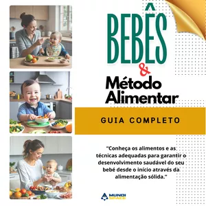 Imagem de capa para o Ebook Bebês &amp; Método Alimentar 
