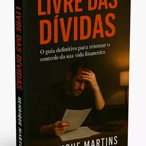Imagem de capa para o Ebook Livre das Dívidas – O guia definitivo para retomar o controle da sua vida financeira