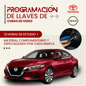 Imagen de portada para Ebook Programación de llaves de Nissan y Toyota 