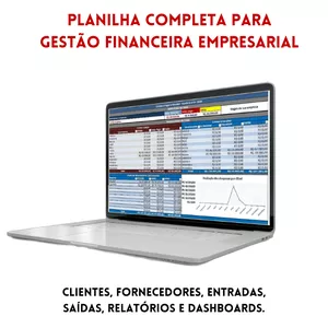 Imagem de capa para o Curso online Planilha completa para gestão financeira empresarial