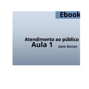 Imagem de capa para o Ebook Ebook com aulas de atendimento ao público 