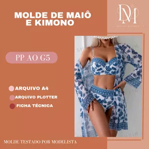 Imagem de capa para o Ebook MOLDE DE MAIÔ E KIMONO
