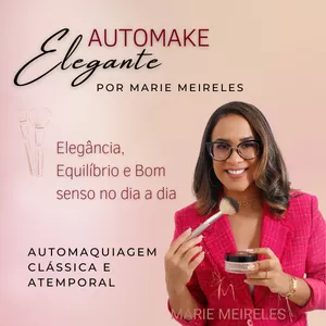 Imagem de capa para o Curso online AutoMake Elegante - Por Marie Meireles