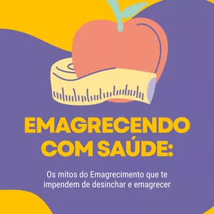 Imagem de capa para o Ebook EMAGRECIMENTO COM SAÚDE