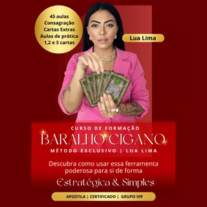 Imagem de Curso de Formação em  Baralho Cigano - Lenormand  criado por Tarot Evolua na hotmart