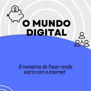 Imagem de capa para o Ebook 8 maneiras de fazer renda extra com a internet 