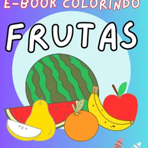 Imagem de capa para o Ebook KIT - LIVRINHOS FRUTAS E ANIMAIS PARA COLORIR: Diversão e Aprendizado (+65 imagens inéditas)