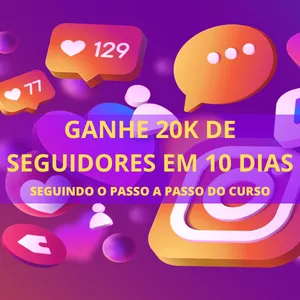 Imagem do curso Estratégia para ganhar 20k de seguidores no instagram