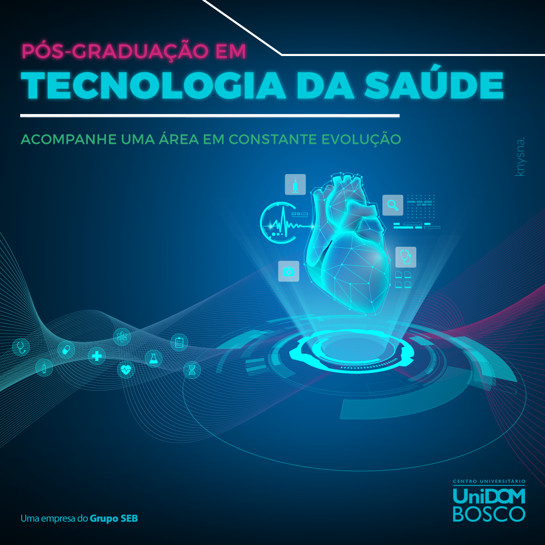 Imagem do curso Pós-graduação em Tecnologia em Saúde