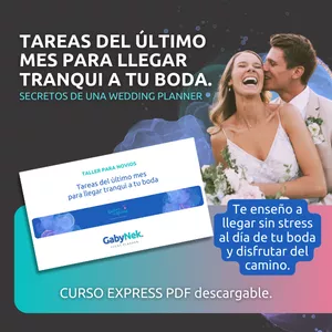 Imagen de portada para Ebook Guia de Tareas del Último mes para Novias Organizadas
