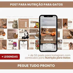 Curso PACK PARA NUTRIÇÃO PARA GATOS