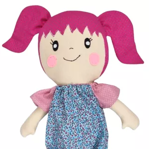 Imagem de Aninha da Fluflu - Boneca de Pano Estilo Americana - Curso Passo a Passo com Moldes em Tamanho Real criado por Fluflu Dolls Bonecas de Pano na hotmart