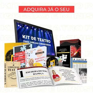 Imagem de capa para o Curso online KIT DE TEATRO PARA IGREJAS E MINISTÉRIOS