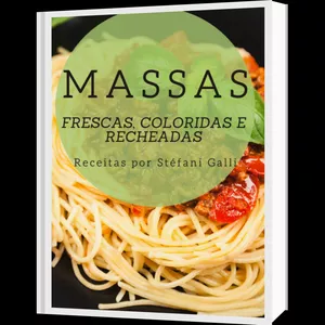 Imagem de capa para o Ebook E-book Massas Artesanais + Bônus de Massas sem Glúten