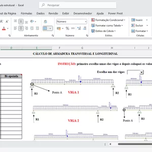 Imagem de capa para o Curso online PLANILHA PARA CÁLCULO ESTRUTURAL