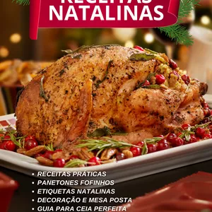 Imagem de capa para o Curso online RECEITAS NATALINAS - O SABOR DO NATAL EM SUA MESA!