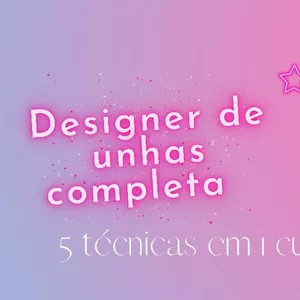 Imagem do curso Curso online Designer de unhas completa 5x1