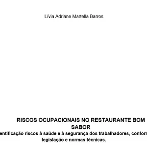 Imagem de capa para o Ebook Atividade senac tec segurança do trabalho