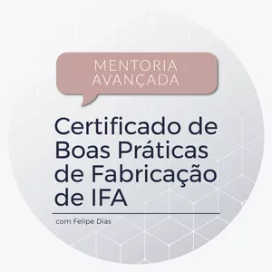 Imagem de capa para o Curso online Certificado de Boas Práticas de Fabricação de IFA