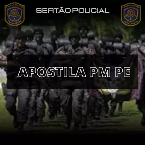 Imagem de capa para o Ebook apostila pm pe