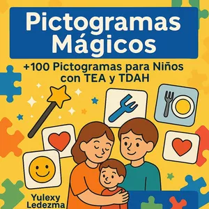 Imagen de portada para Ebook Pictogramas Mágicos: +100 Pictogramas para Niños con TEA y TDAH