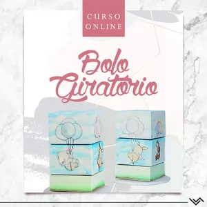 Imagem de capa para o Curso online Bolo Giratório | Luciana Santos