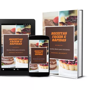 Imagem de capa para o Ebook Receitas fáceis e Rápidas  