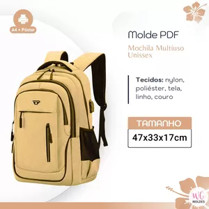 Imagem de capa para o Ebook MOLDE MOCHILA