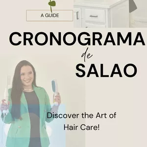 Imagem de capa para o Ebook CRONOGRAMA CAPILAR DE SALAO 