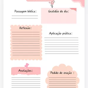 Imagem de capa para o Ebook Planner devocional diário