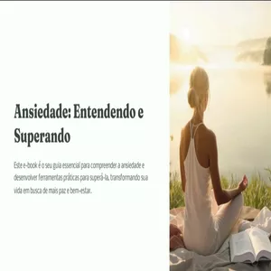 Imagem de capa para o Ebook Ansiedade: Entendendo e Superando