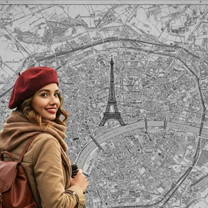 Imagem de capa para o Curso online francês na mala