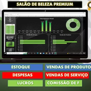 Imagem do curso SALÃO DE BELEZA PREMIUM - Gasto / Estoque / Salão em geral 