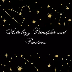 Cover image for Ebook Astrology Principles and Practices.