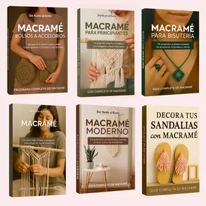 Imagen de portada para Curso online Mega Pack De Cursos Macrame