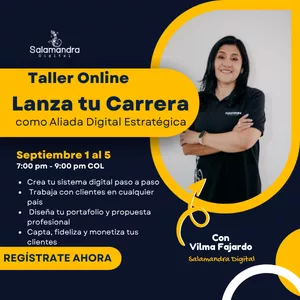 Imagen de portada para Evento online Lanza tu Carrera como Aliada Digital Estratégica