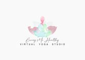 Loving Me Healthy Virtual Yoga Studio logo