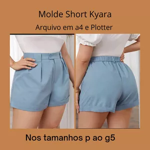 Imagem de capa para o Ebook Molde Short Kyara 