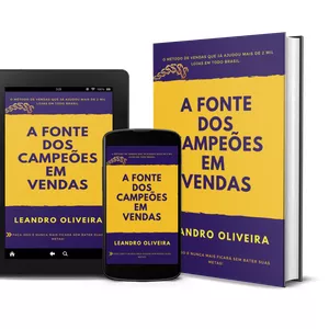 Imagem de capa para o Ebook A Fonte dos Campeões em Vendas