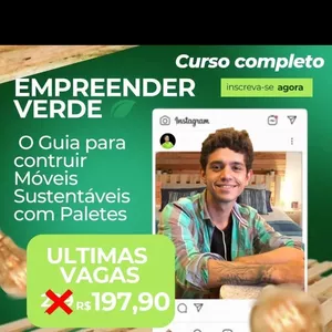 Imagem de capa para o Ebook Móveis de Paletes - Aprenda a Criar e Decorar 