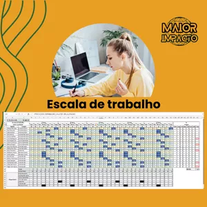 Imagem de capa para o Curso online Como Criar uma Escala de Trabalho Profissional e Eficiente em Excel