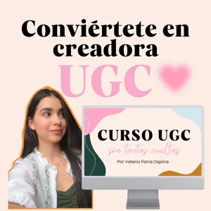 Imagen de portada para Curso online CURSO UGC: Conviértete en creador/a UGC sin tantas vueltas.