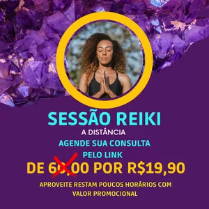 Imagem de capa para o Serviço online Sessão Reiki - Distância 