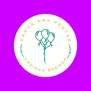 Imagem de capa para o Curso online Canva pra Festas