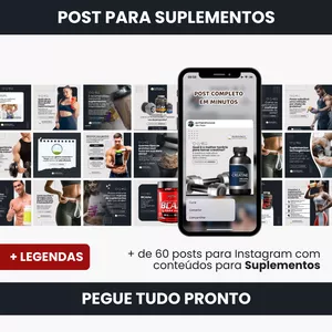 Imagem de PACK PARA SUPLEMENTOS criado por Creative Packs Arts na hotmart