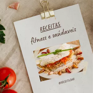 Imagem de capa para o Ebook Ebook - Receitas fitness e saúdaveis