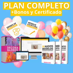 Cover image for Ebook Decora Globos (Curso + Bonos)