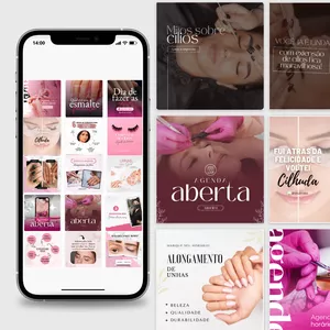 Pack Canva Beauty - Templates para Nicho Beleza