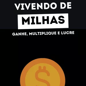 Imagem de capa para o Ebook Guia Vivendo de Milhas